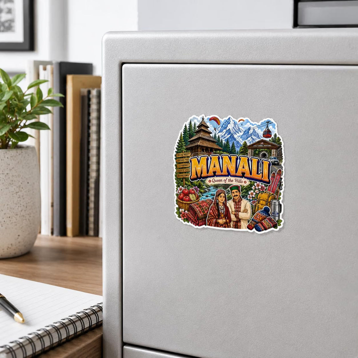 Zesta Manali wooden fridge magnet - image 3