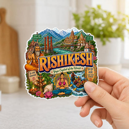 Zesta Rishikesh wooden fridge magnet - image 2