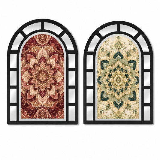 Zesta Mandala jharokha mirror wall decor - image 1