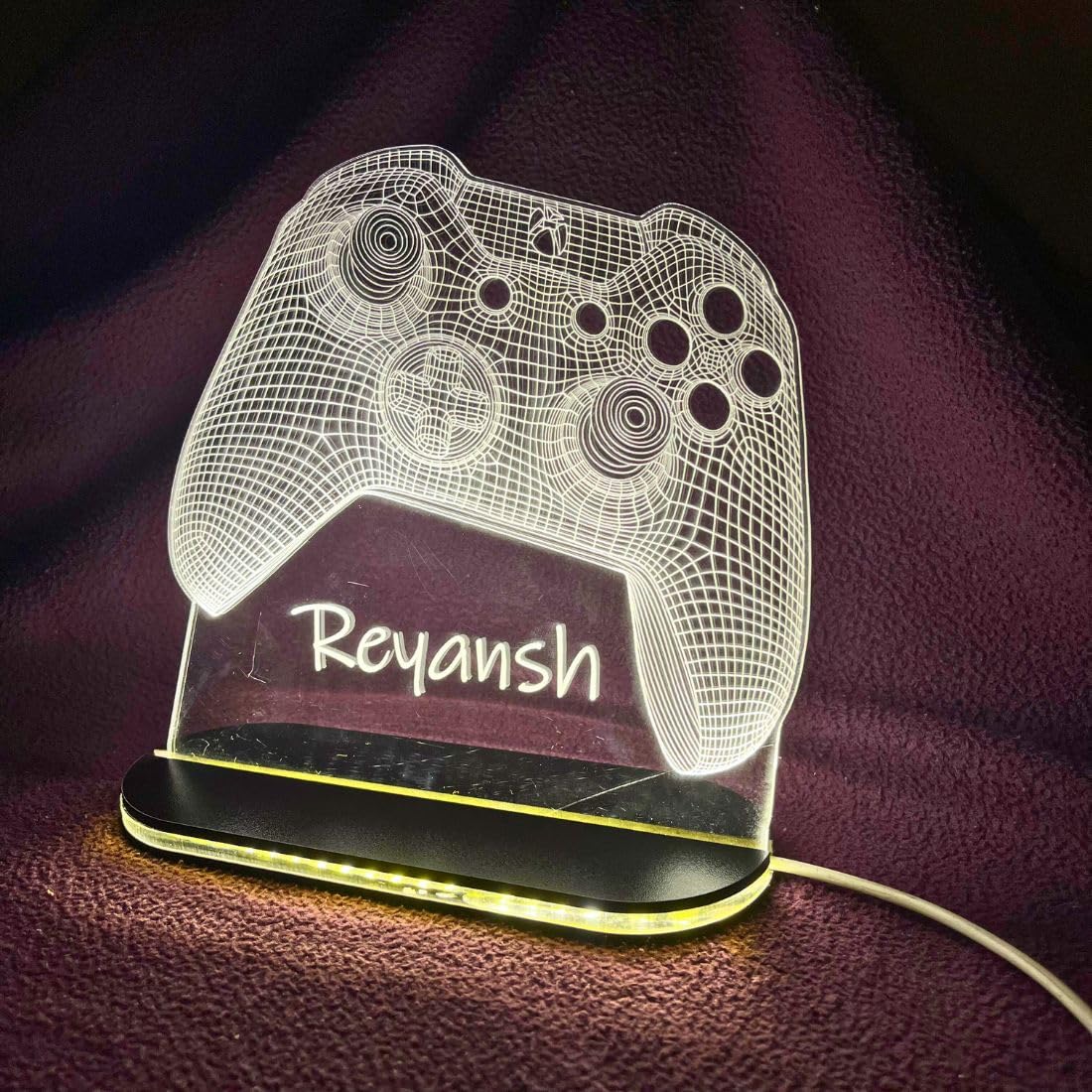 Otidge Game Controller Personalised LED Name Lamp – image 2