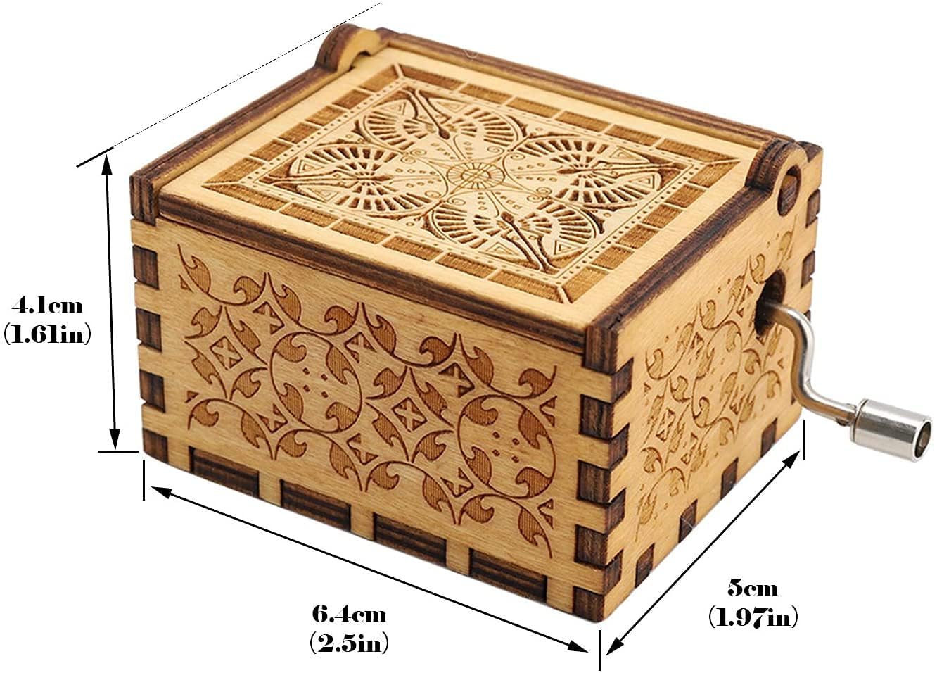 god father hand crank music box lifestyle use for birthday and gifting