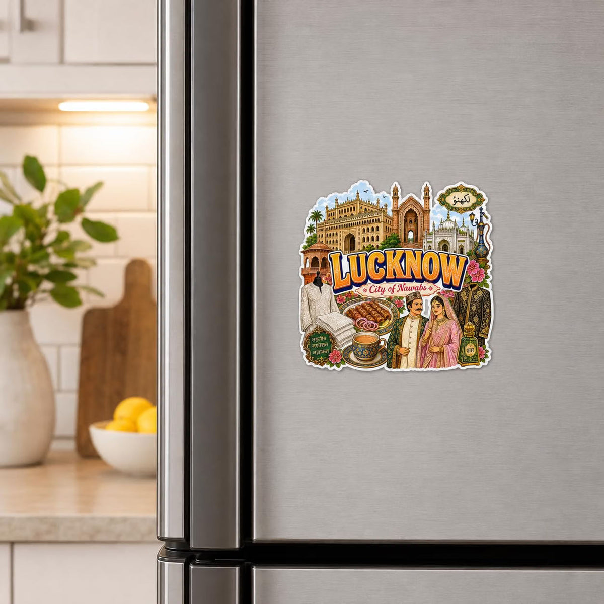 Zesta Lucknow wooden fridge magnet - image 2