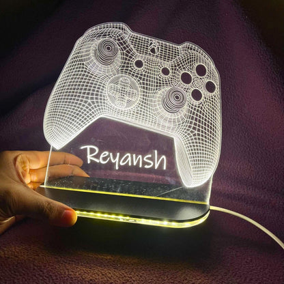 Otidge Game Controller Personalised LED Name Lamp – image 4