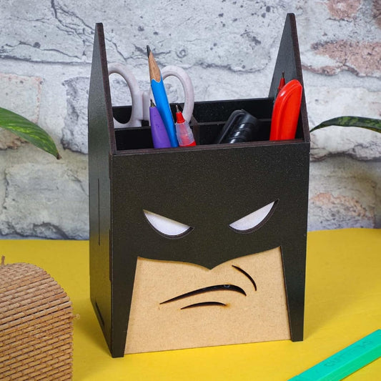batman wooden pen holder for desk m desk pen holder for office and study table organization