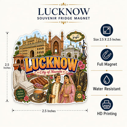 Zesta Lucknow wooden fridge magnet - image 3
