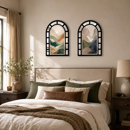 Zesta Abstract _2 jharokha mirror wall decor - image 2