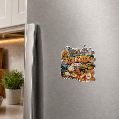 Zesta Kolkata wooden fridge magnet - image 3