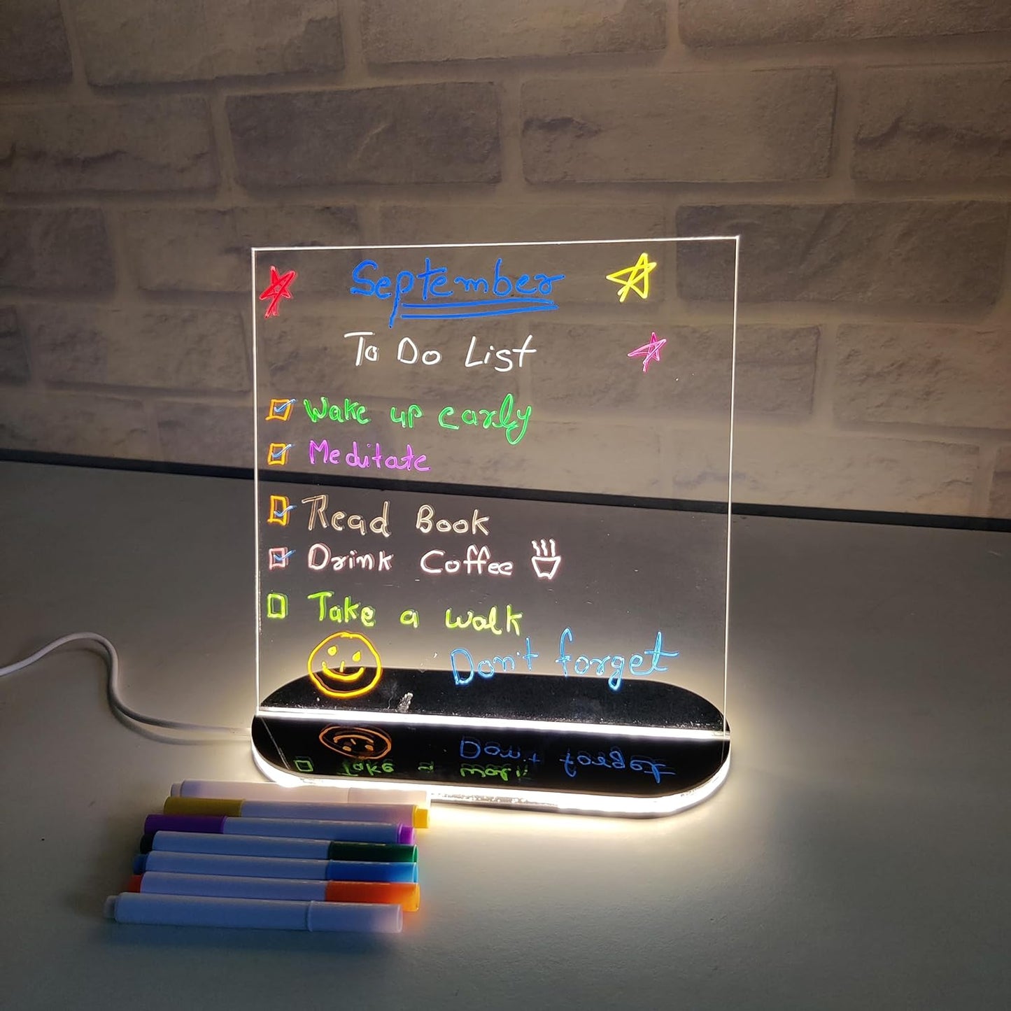 Acrylic Rewritable Message Board