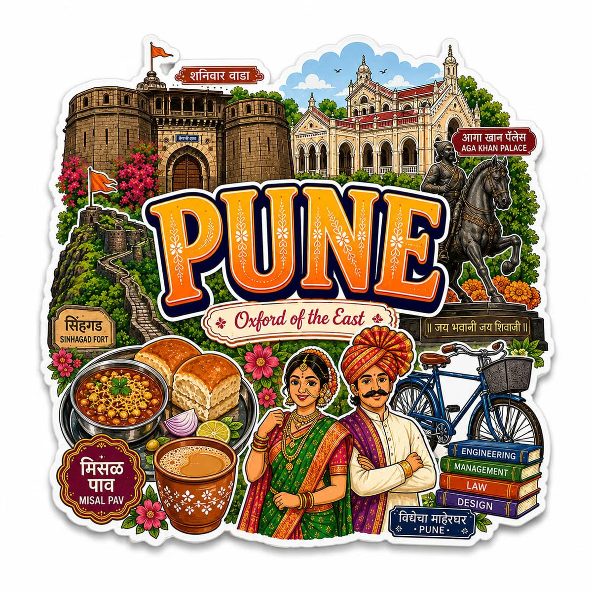 Zesta Pune wooden fridge magnet - image 4