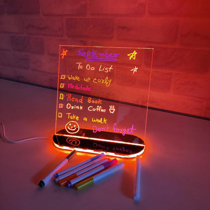 Acrylic Rewritable Message Board