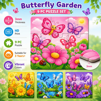 Zesta Butterfly Garden 9-piece wooden jigsaw puzzle - image 4