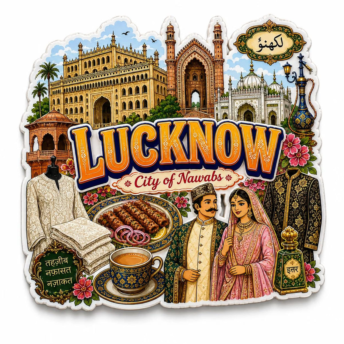 Zesta Lucknow wooden fridge magnet - image 5