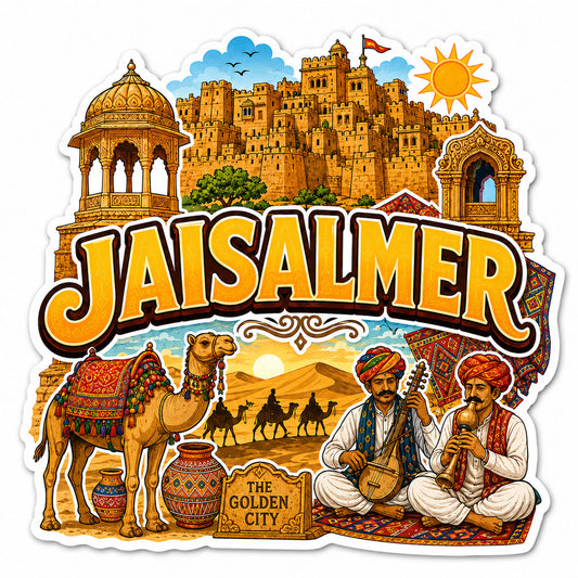 Zesta Jaisalmer wooden fridge magnet - image 1