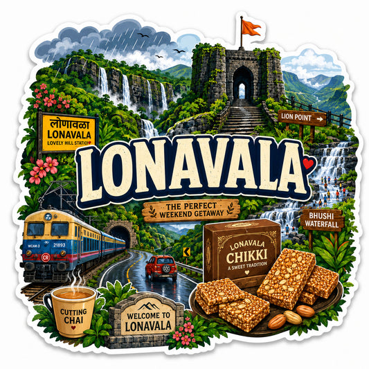 Zesta Lonavala wooden fridge magnet - image 1