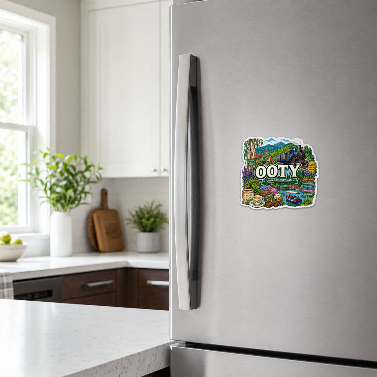 Zesta Ooty wooden fridge magnet - image 2