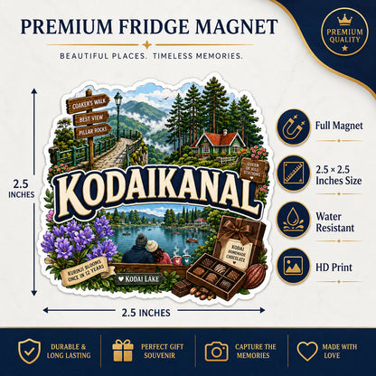 Zesta Kodaikanal wooden fridge magnet - image 5