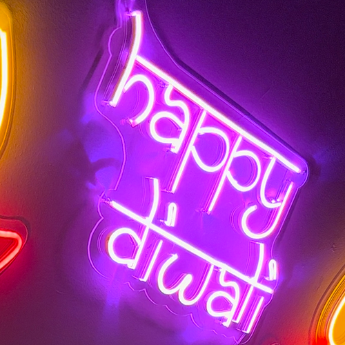 Happy Diwali Neon Sign