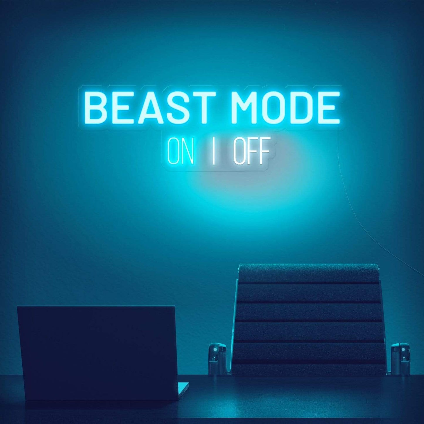 Zesta Neon Beast Mode ON neon sign 