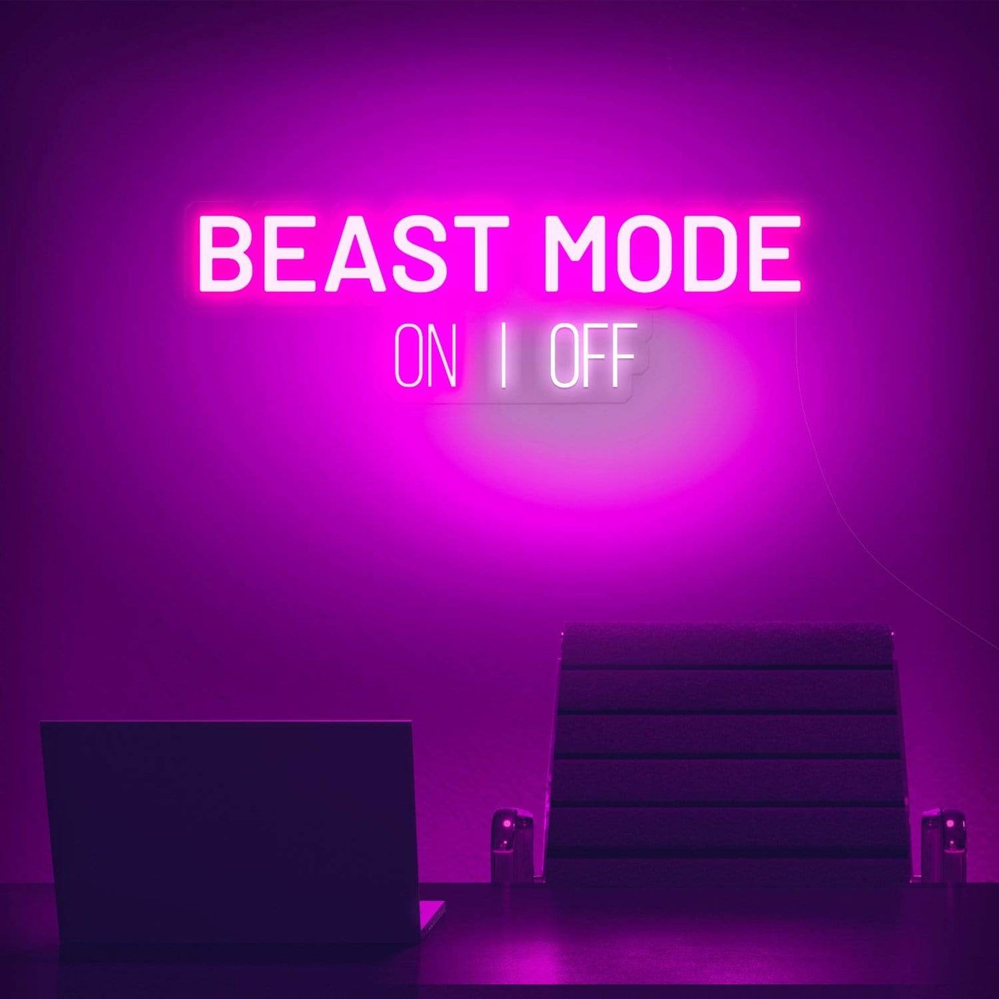 Zesta Neon Beast Mode ON neon sign 