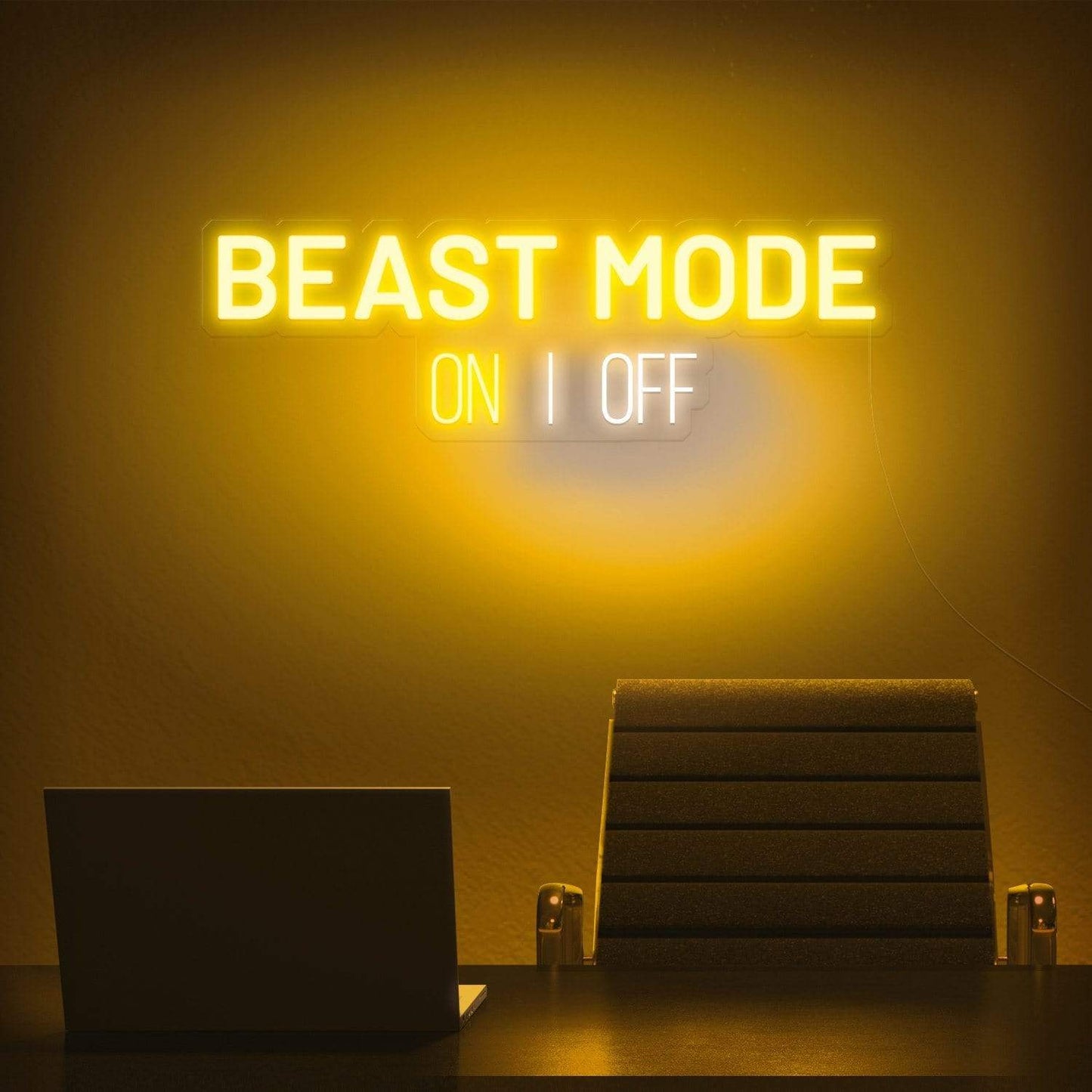 Zesta Neon Beast Mode ON neon sign 