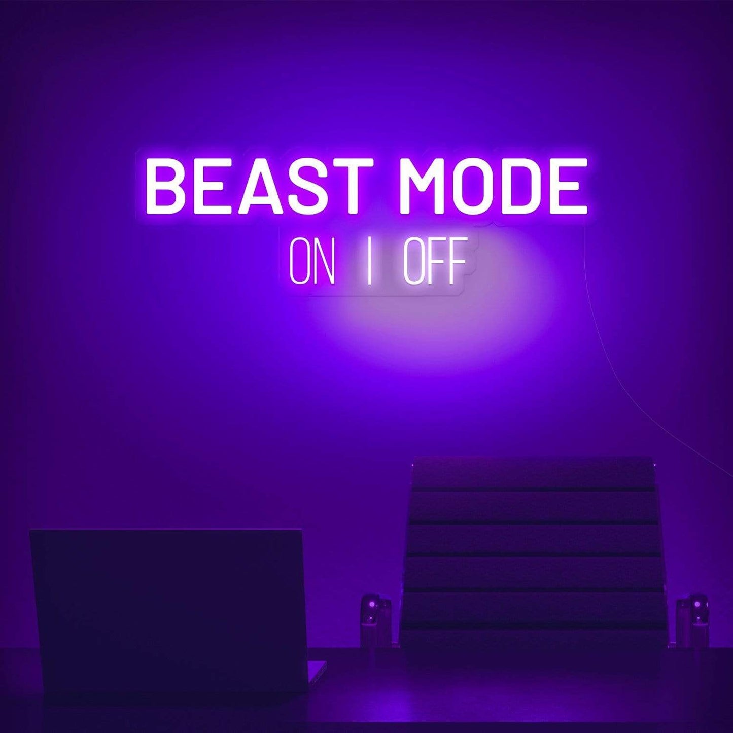 Zesta Neon Beast Mode ON neon sign 