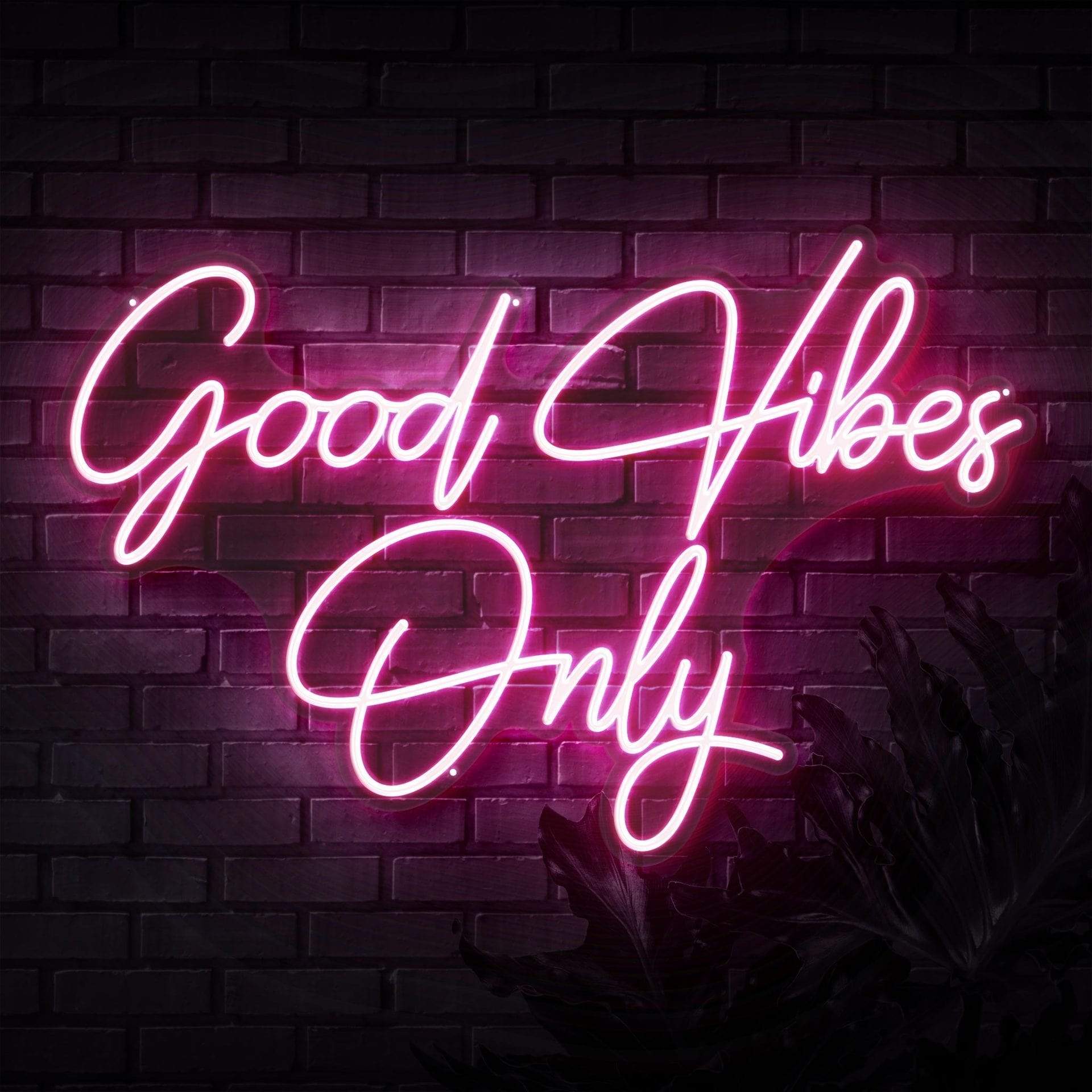 good vibes only neon sign | zesta neon