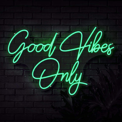 good vibes only neon sign | zesta neon