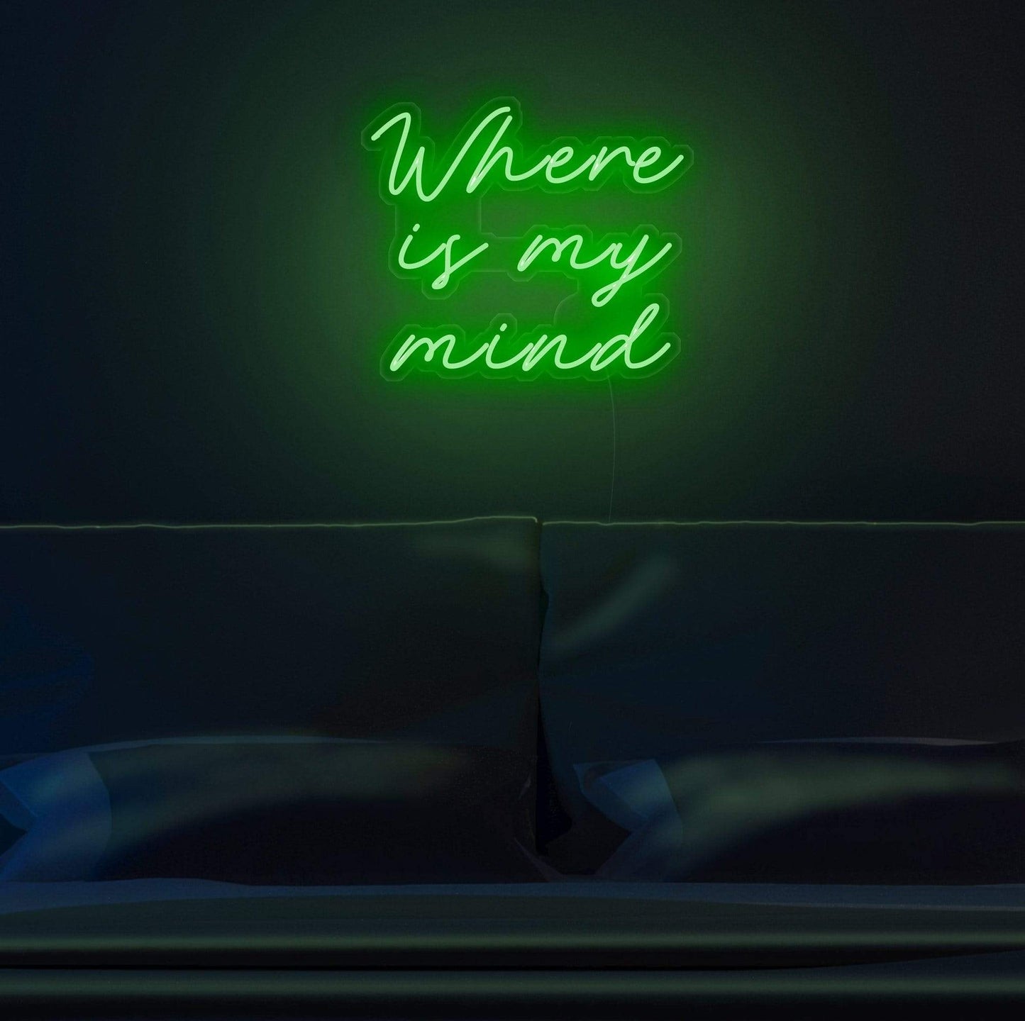 aesthetic neon sign, Zesta Neon, Neon Quote, Where Is MY Mind, neon sign quotes, neon light quotes