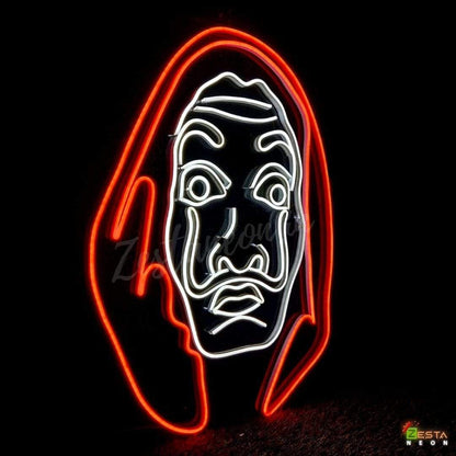 neon light, Zesta Neon, Money Heist- Bella Ciao Neon Sign, neon light art