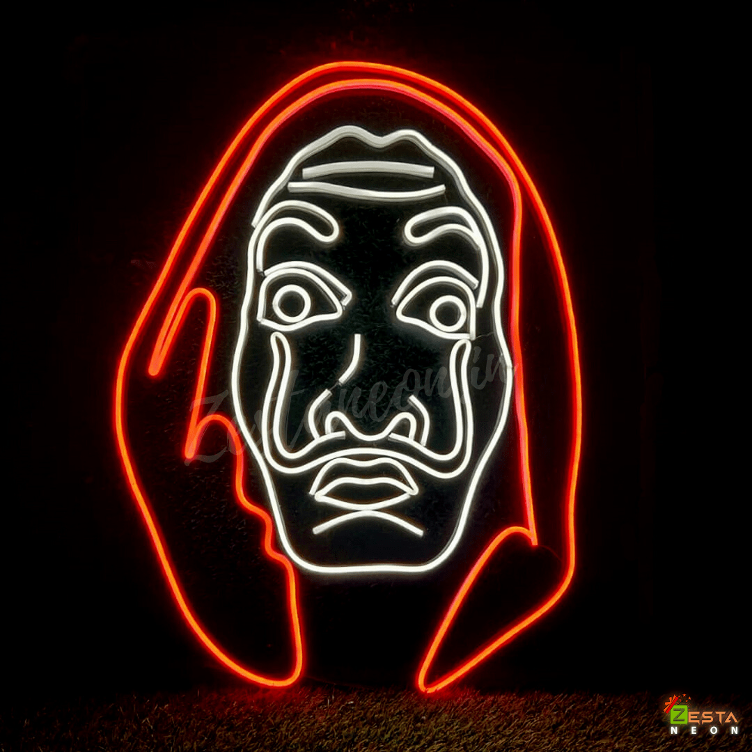 neon light, Zesta Neon, Money Heist- Bella Ciao Neon Sign, neon light art