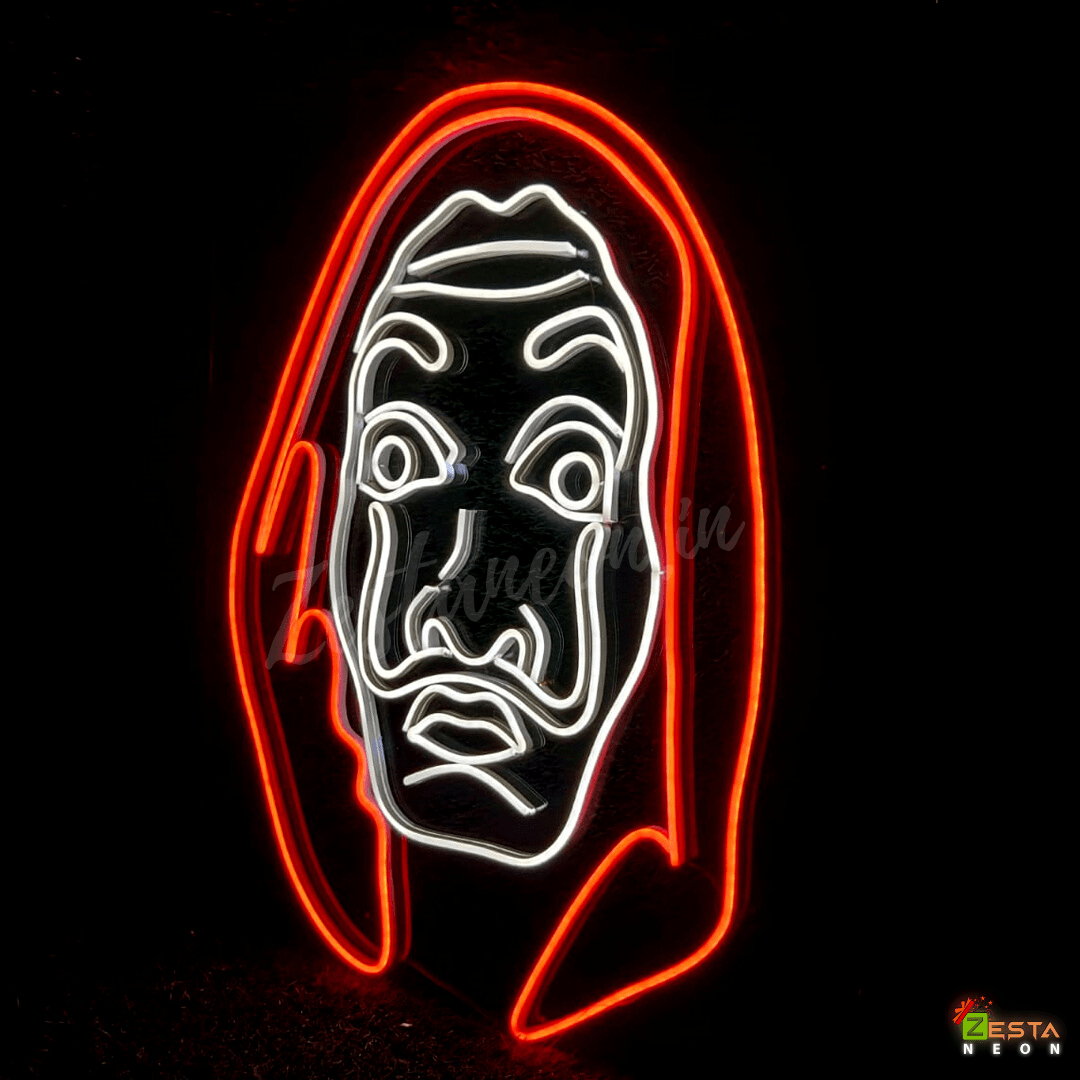 neon light, Zesta Neon, Money Heist- Bella Ciao Neon Sign, neon light art