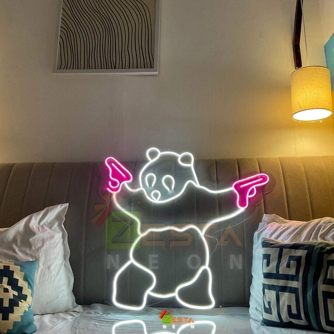 Zesta Neon Panda led neon sign, custom neon lights