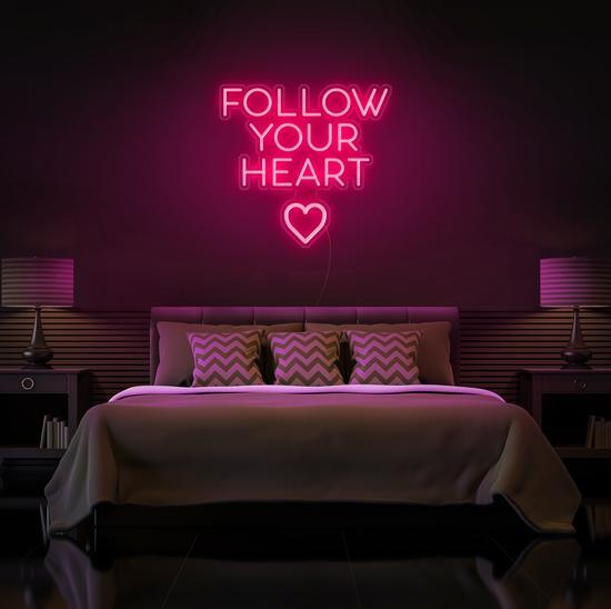 neon light, Zesta Neon, heart neon sign, custom neon sign,  neon sign quotes, 