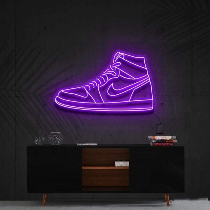 Zesta Neon Purple Air Jordan Neon Art