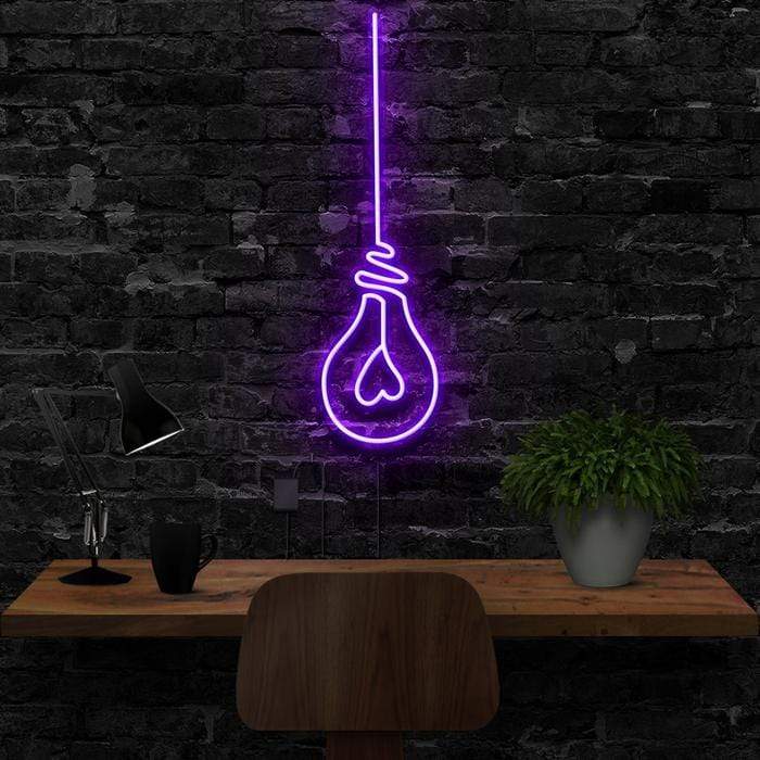 Bulb Neon led neon art, zesta neon, neon sign, neon lights, 