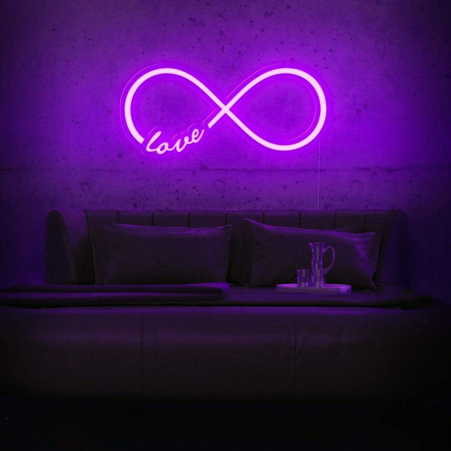 Infinity Love cool neon sign, zesta neon, Infinity Love Neon Sign Art, 