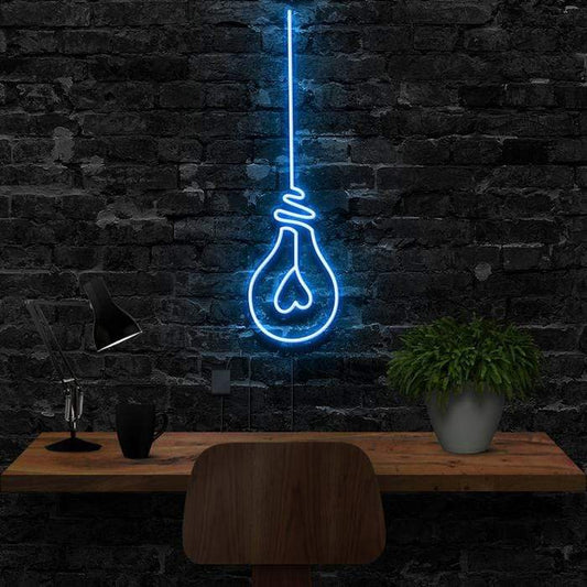 Bulb Neon led neon art, zesta neon, neon sign, neon lights, 