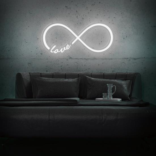 Infinity Love cool neon sign, zesta neon, Infinity Love Neon Sign Art, 