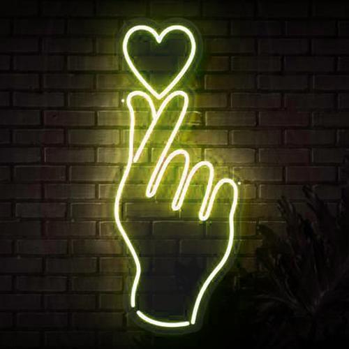 Zesta Neon BTS Hand Custom Neon LED Sign